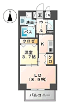 ワンズハート室見 803 ｜ 福岡県福岡市早良区室見２丁目（賃貸マンション1LDK・8階・40.09㎡） その2