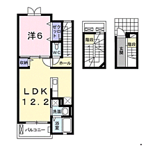 くらりんどう 302 ｜ 福岡県福岡市西区下山門２丁目（賃貸アパート1LDK・3階・52.99㎡） その2