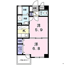 パレ・ソレイユB 302 ｜ 福岡県福岡市早良区田村１丁目6-44（賃貸マンション2K・3階・37.12㎡） その2