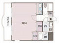 日宝アーバンビラ大名6階7.1万円