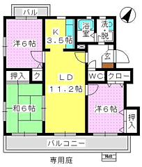 物件の間取り