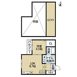 ノブレス・オブリージュ 1LDKの間取図画像