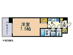 CasadiTaishokanilmare 1Kの間取図画像