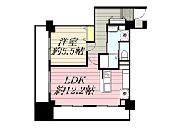 セレス駅南 1LDKの間取図画像