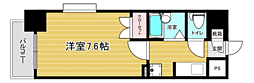 リファレンス県庁口 1Kの間取図画像