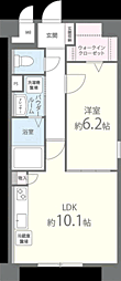 M.Rレジデンス博多 1LDKの間取図画像
