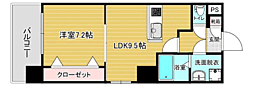 リファレンス東公園 1LDKの間取図画像