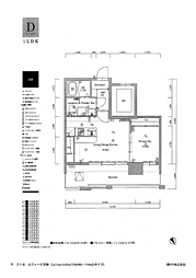 ラファセルフィーナ天神 1LDKの間取図画像