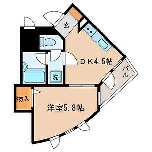 ガウディ動坂 ｜東京都文京区千駄木4丁目(賃貸マンション1DK・2階・24.97㎡)の写真 その2