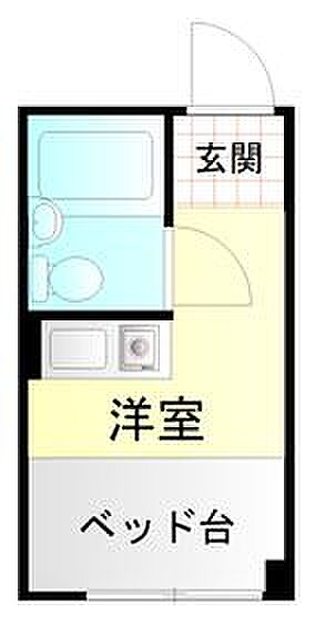 ウエストインパート10（東十条） ｜東京都北区中十条2丁目(賃貸マンション1R・4階・9.00㎡)の写真 その2