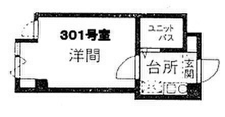 シティプラザ赤羽 ｜東京都北区赤羽北2丁目(賃貸マンション1R・3階・16.89㎡)の写真 その2