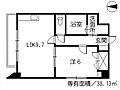 メゾンBlancheミヤガワ8階6.4万円