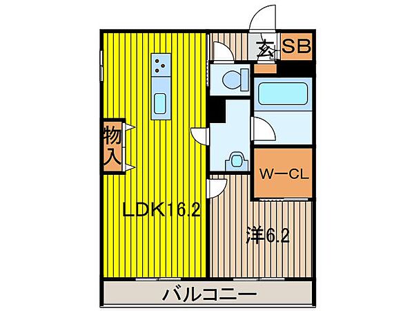 ナンバーアンフィニ 303｜埼玉県さいたま市中央区本町西３丁目(賃貸マンション1LDK・3階・53.22㎡)の写真 その2