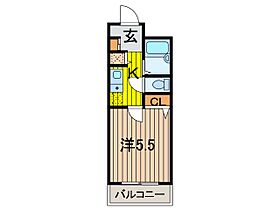 Un Brillant 207 ｜ 埼玉県さいたま市浦和区北浦和１丁目6-2（賃貸マンション1K・2階・19.29㎡） その2