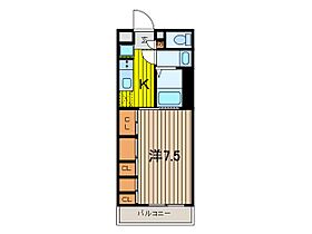 リブリ・鈴谷 210 ｜ 埼玉県さいたま市中央区鈴谷３丁目2-8（賃貸マンション1K・2階・26.08㎡） その2