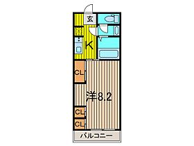 リブリ・FORTUNATE 203 ｜ 埼玉県戸田市上戸田１丁目（賃貸マンション1K・2階・27.53㎡） その2