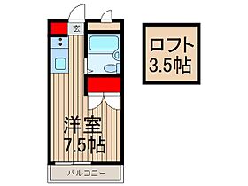 パールシティアサヒ 102 ｜ 埼玉県さいたま市浦和区神明２丁目12-2（賃貸アパート1R・1階・18.00㎡） その2