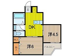 間取図画像 2DK