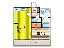 間取図画像 1LDK