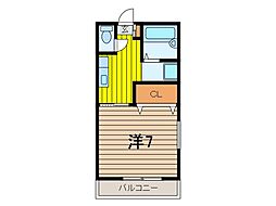 間取図画像 1K