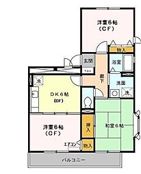 トマトノワ 3DKの間取図画像