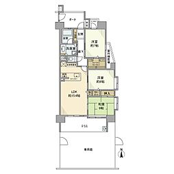 グランシエロ北戸田 3LDKの間取図画像