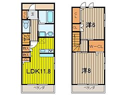 KLAVIER 2LDKの間取図画像