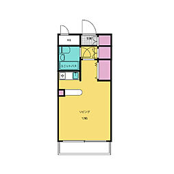 メゾン・住吉 ワンルームの間取図画像