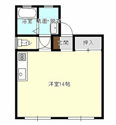 さんれいく佐浜 ワンルームの間取図画像