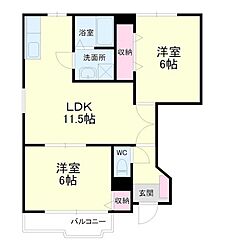 物件の間取り