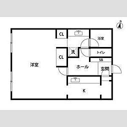 D'グラフォート浜松D'sTower 1SKの間取図画像
