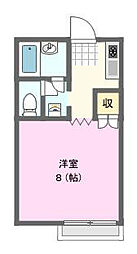ハイツ・ひまわり 1Kの間取図画像