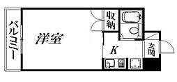 グランメゾン芙蓉 1Kの間取図画像