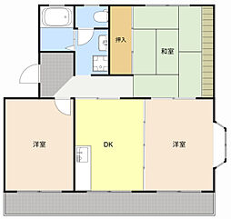 フォレスト2 3DKの間取図画像