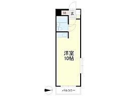 グレイス第3マンション ワンルームの間取図画像