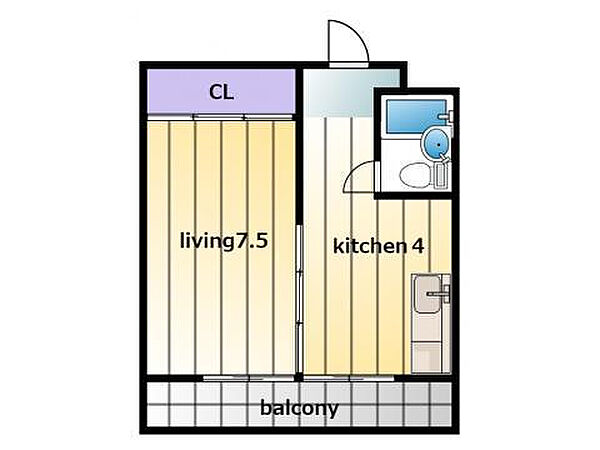 御前谷ハイツ 1C1｜静岡県浜松市中央区富塚町(賃貸マンション1K・1階・29.68㎡)の写真 その2