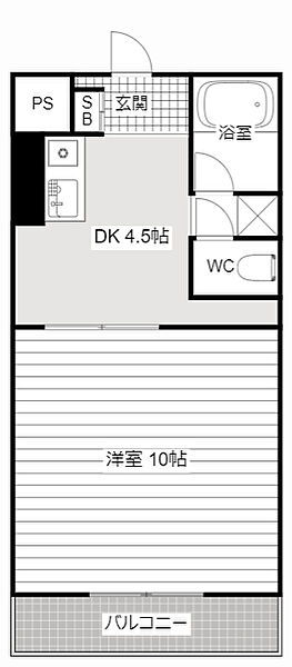 メゾンフルール 203｜静岡県浜松市浜名区沼(賃貸マンション1DK・2階・32.40㎡)の写真 その2
