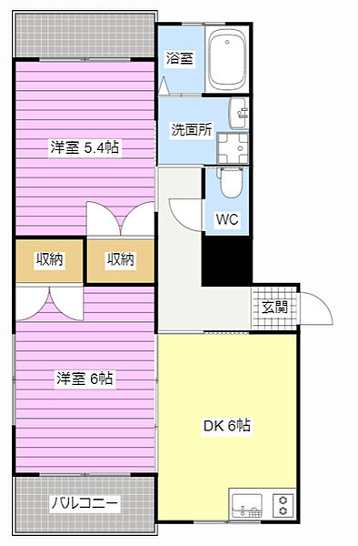 メゾンムラマツII 103｜静岡県浜松市浜名区小林(賃貸アパート2DK・1階・44.00㎡)の写真 その2