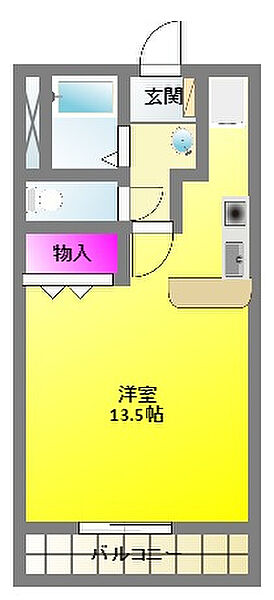 パラドール佐藤 502｜静岡県浜松市中央区佐藤２丁目(賃貸マンション1R・5階・29.28㎡)の写真 その2