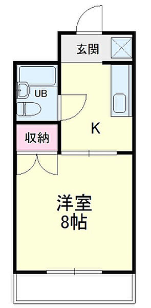 メゾン池の沢 307｜静岡県浜松市中央区広沢３丁目(賃貸マンション1DK・3階・24.09㎡)の写真 その2