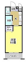YK Field 304 ｜ 静岡県浜松市中央区新津町（賃貸マンション1K・3階・23.10㎡） その2