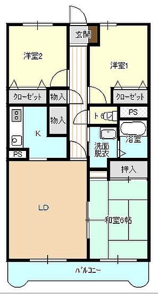 ビースマイル 103｜静岡県浜松市中央区曳馬５丁目(賃貸マンション3LDK・1階・66.15㎡)の写真 その2