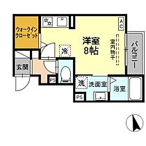 D-ROOM和地山 202 ｜ 静岡県浜松市中央区和地山２丁目（賃貸アパート1R・2階・25.03㎡） その2