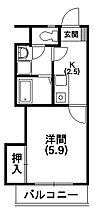 ホワイトコーポI 202 ｜ 静岡県浜松市中央区富塚町（賃貸マンション1K・2階・22.40㎡） その2