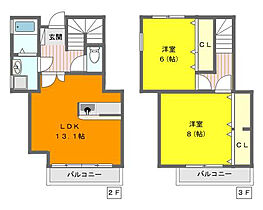 アンダンテ 202 ｜ 静岡県浜松市中央区佐藤２丁目（賃貸アパート2LDK・2階・65.41㎡） その2