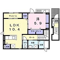 プレジール 202 ｜ 静岡県浜松市中央区龍禅寺町（賃貸アパート1LDK・2階・48.02㎡） その2