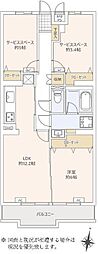 ライオンズマンション大宮指扇第2 3LDKの間取図画像