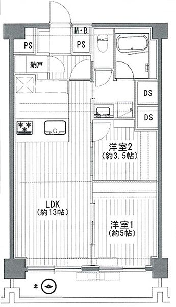 間取りを拡大表示