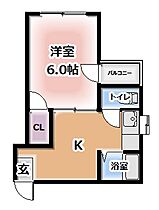 大阪府寝屋川市萱島本町（賃貸マンション1DK・1階・25.47㎡） その2