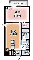 大阪府門真市大倉町（賃貸マンション1LDK・2階・33.60㎡） その2